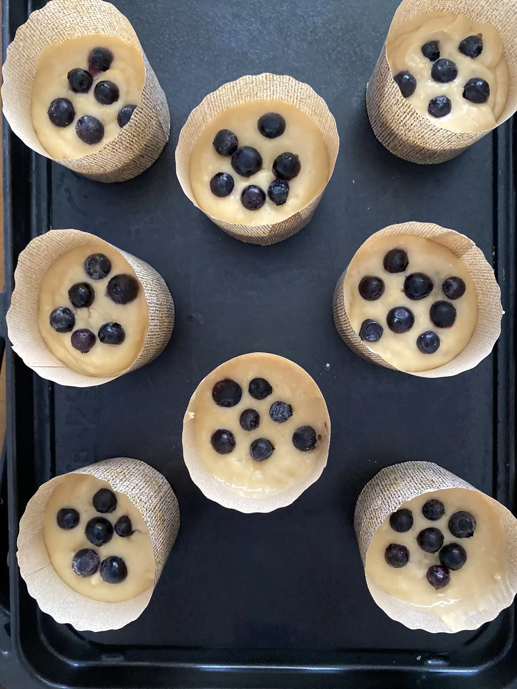 Crumb Topped Mini Blueberry Muffins Recipe - Emily Laurae