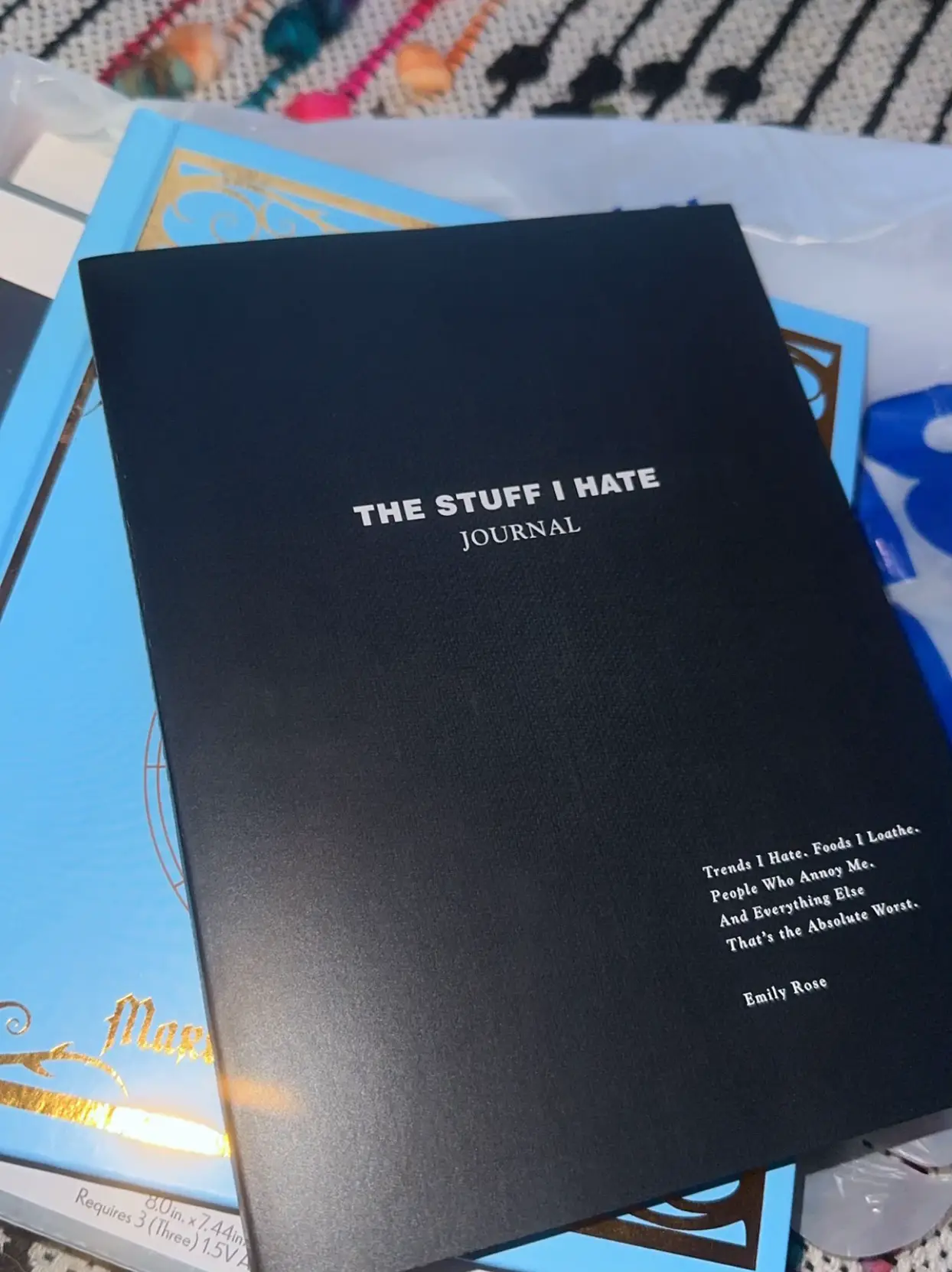 The Stuff I Hate Journal, Book by Emily Rose