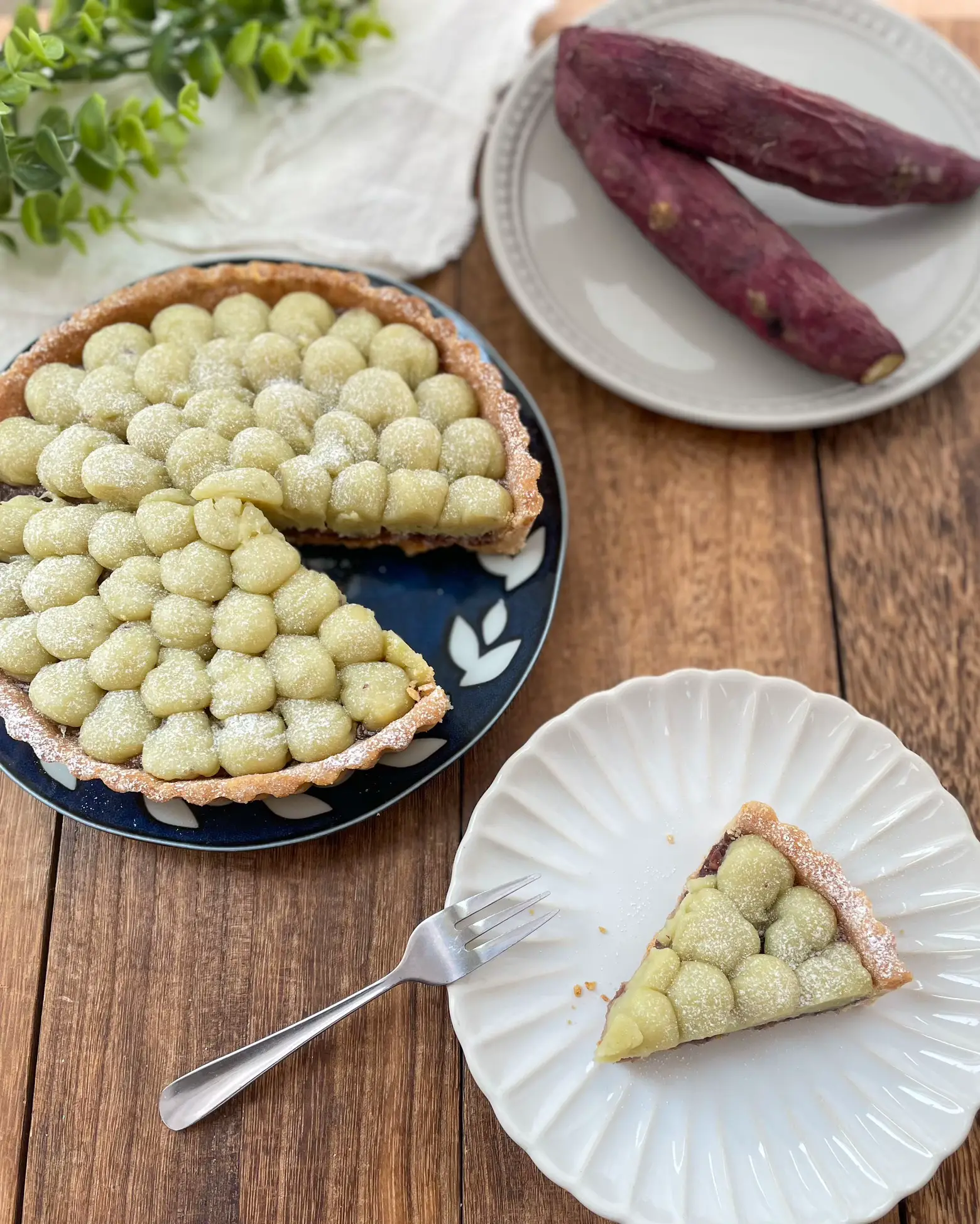 ねっとり♪スイートポテトタルト【卵・小麦粉・生クリーム不使用】 | ぺぽ【砂糖・油ひかえめおやつ】が投稿したフォトブック | Lemon8