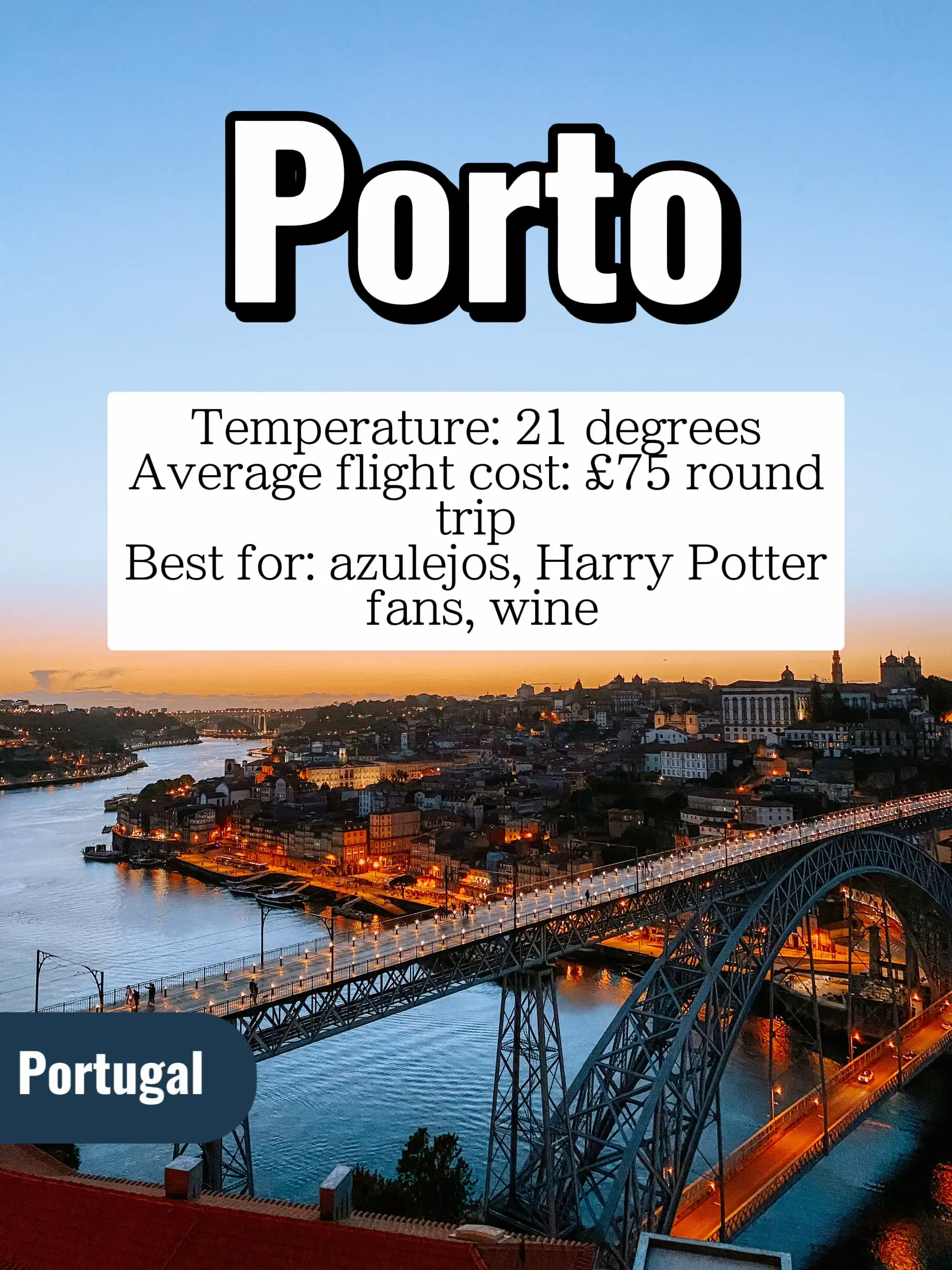 Porto - Portugal, Destinations