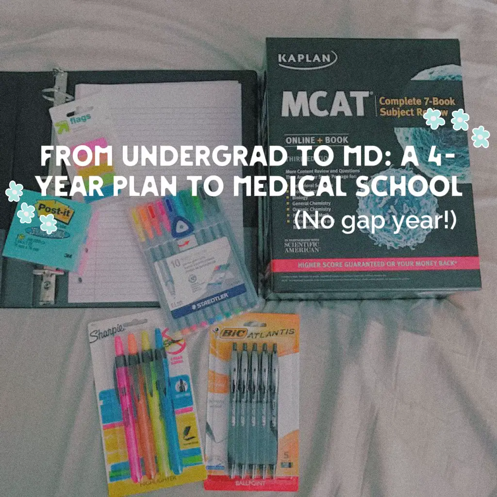 Detailed 4Year plan from undergrad to Med School Gallery posted by