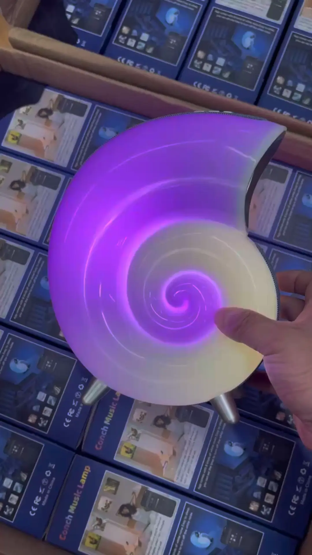 Conch Music Light Wake Up Light Alarm Clock Video published by Sup