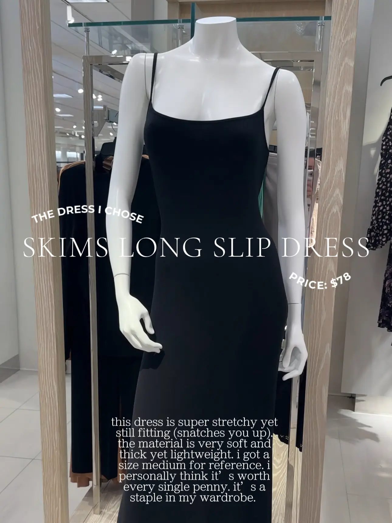 TikTok found a $40  dress that's similar to SKIMS' Soft