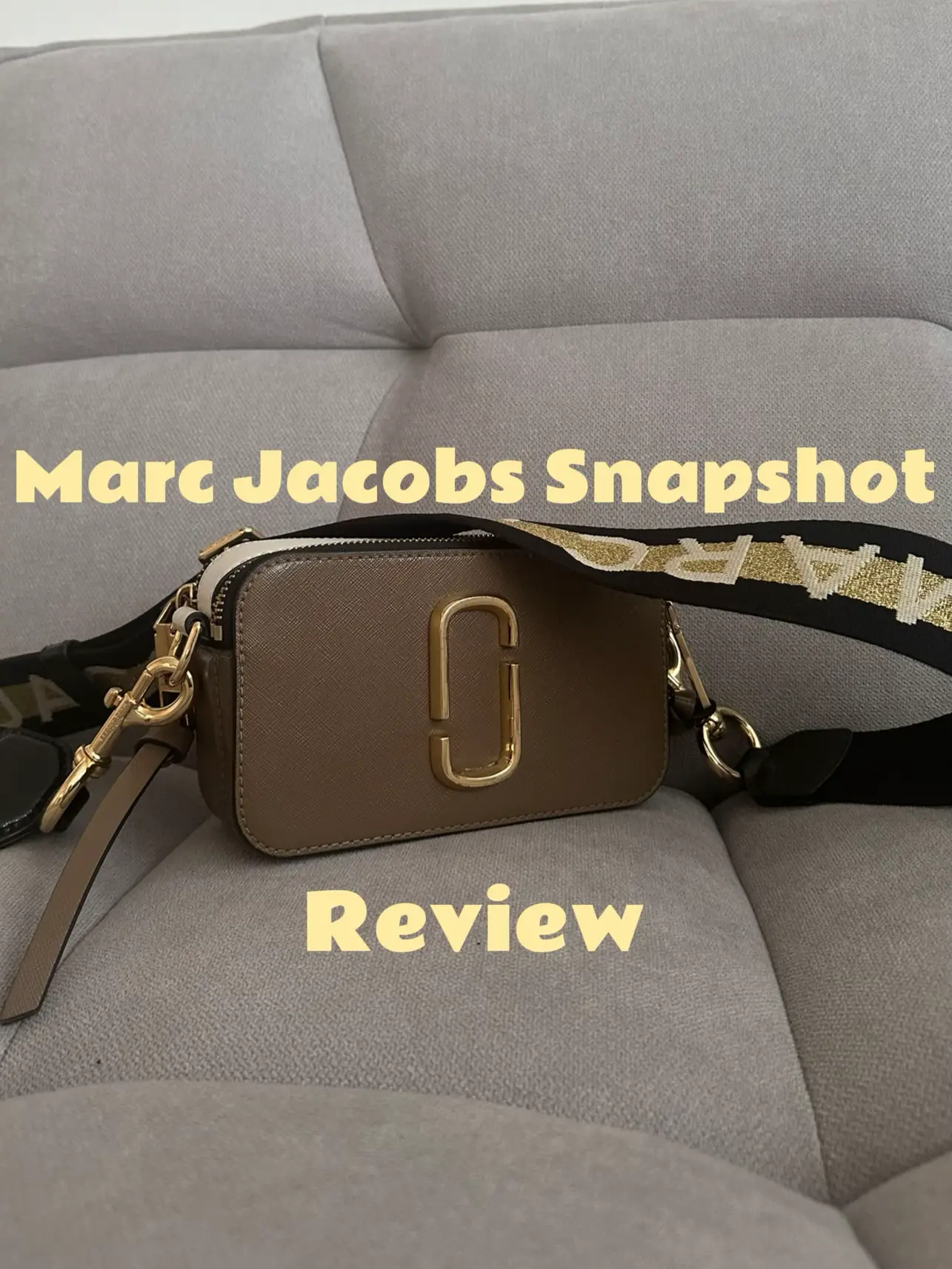 Marc Jacobs Snapshot Camera Bag Sunkissed review unboxing 