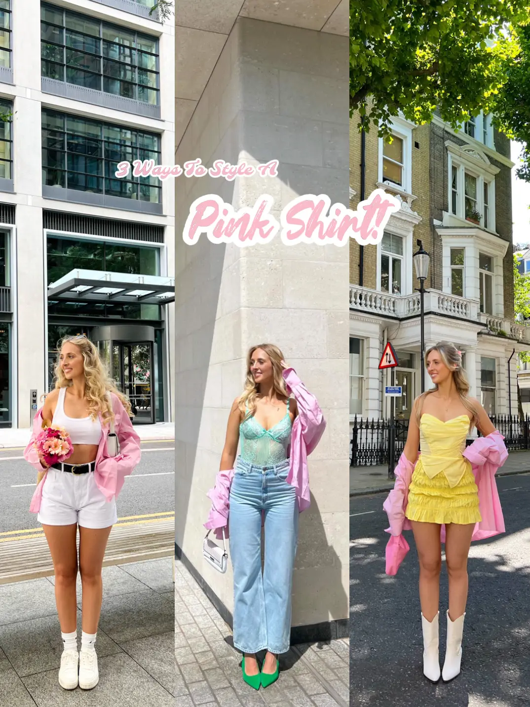how to style pink shirt - Lemon8 Search
