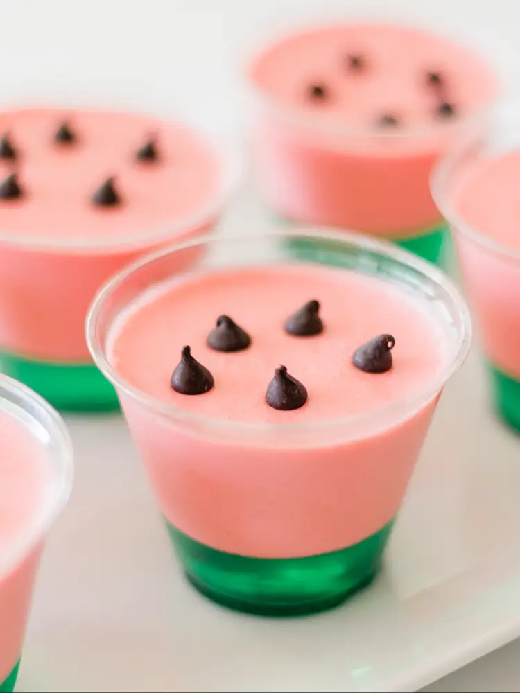 5 ingredient Watermelon Jello Cups are SO GOOD Video published by Melissa Johnson Lemon8