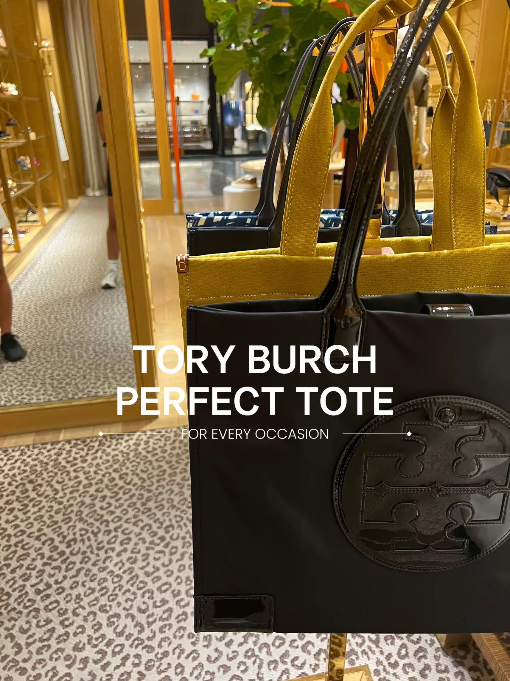 The Tory Burch Ever Ready Zip Tote! A Great Goyard/LV Neverfull