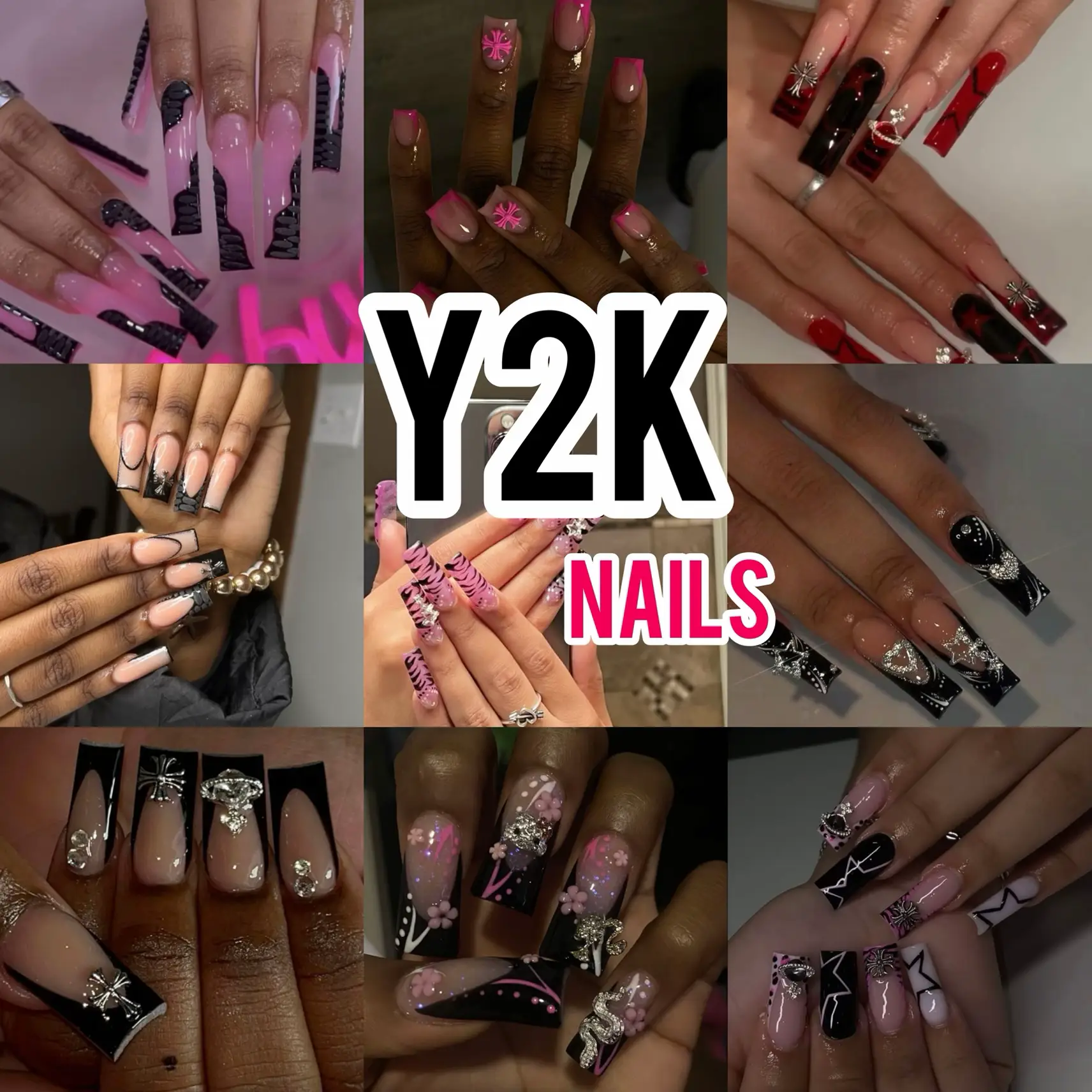 20 top 2024 y2k in nail designs ideas