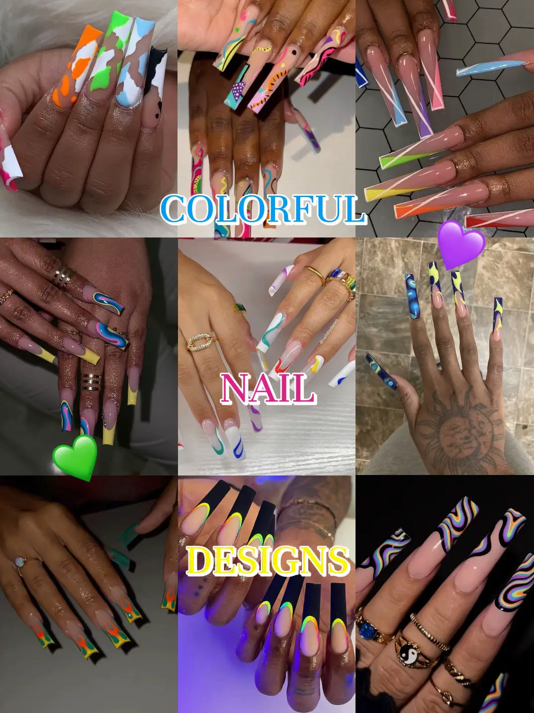 in 2024 ideas neon top nail 19 designs