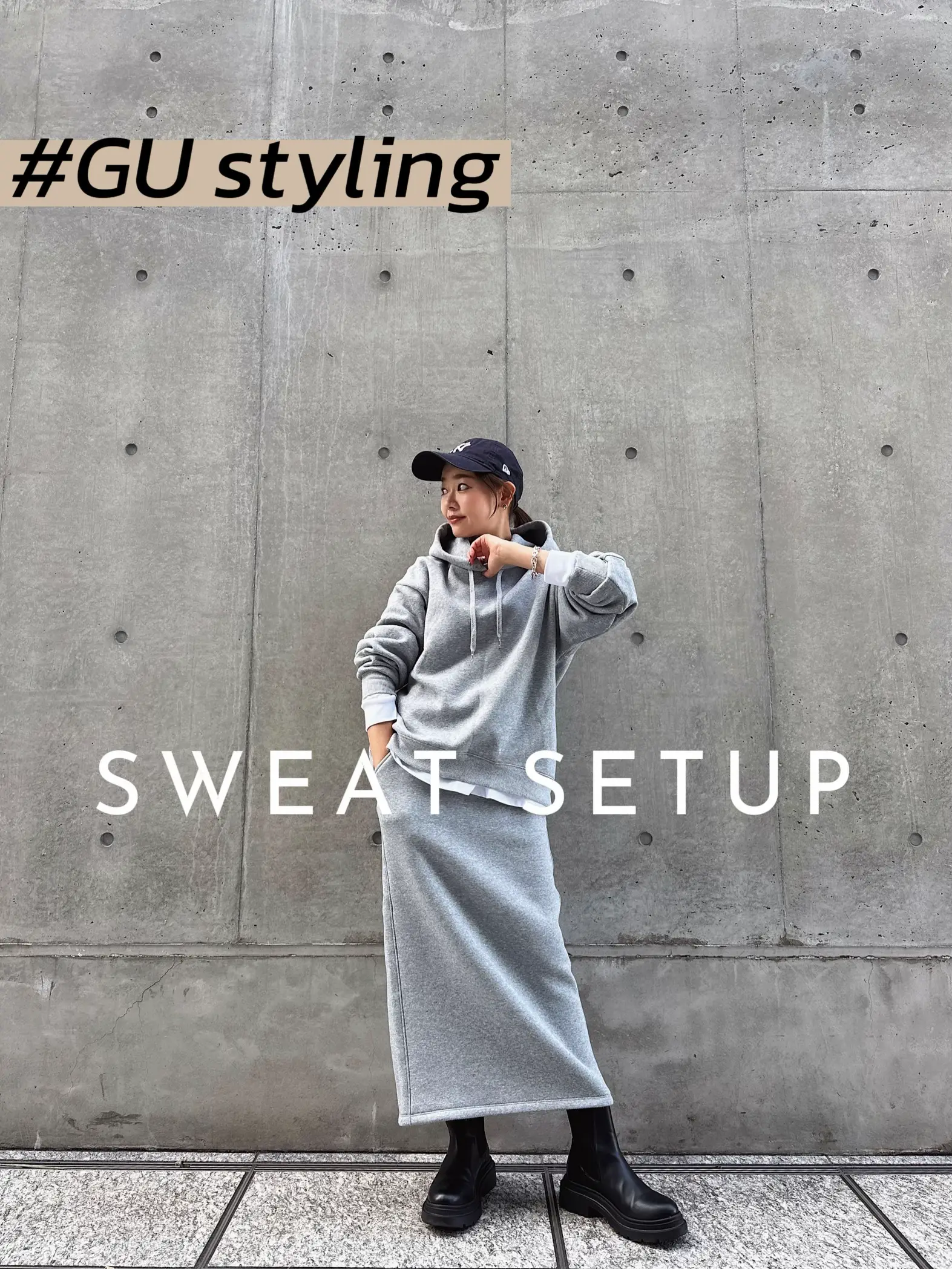 【 ALL GU ITEM 】 SWEAT SETUP COORD