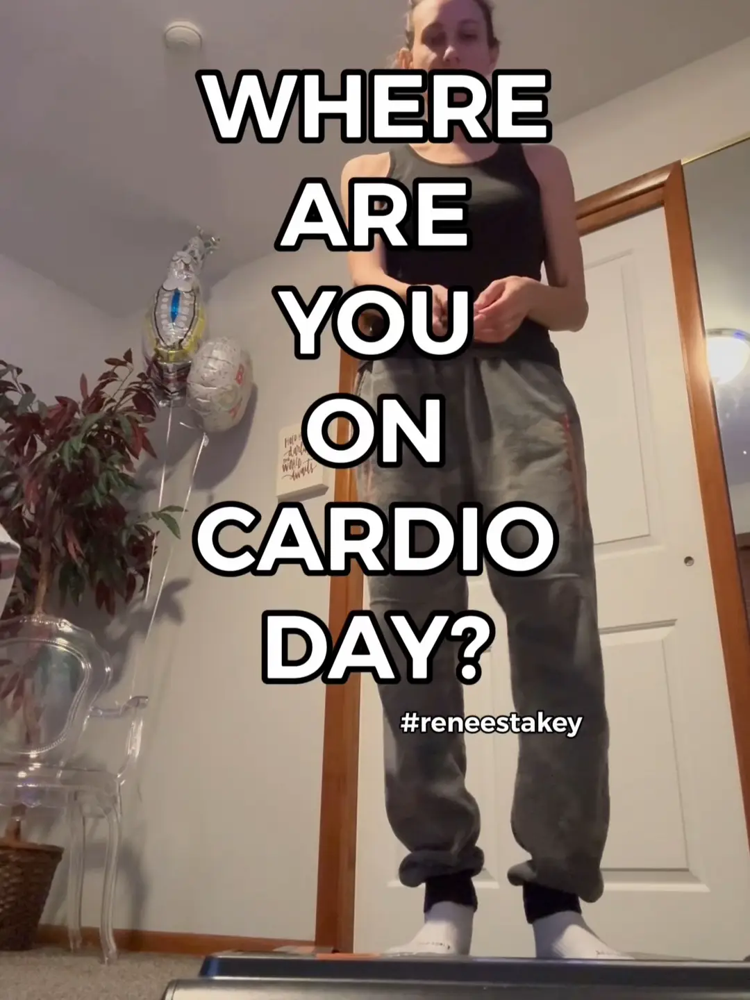 TREADMILL WORKOUT CARDIO DAY💪, Video published by reneestakey