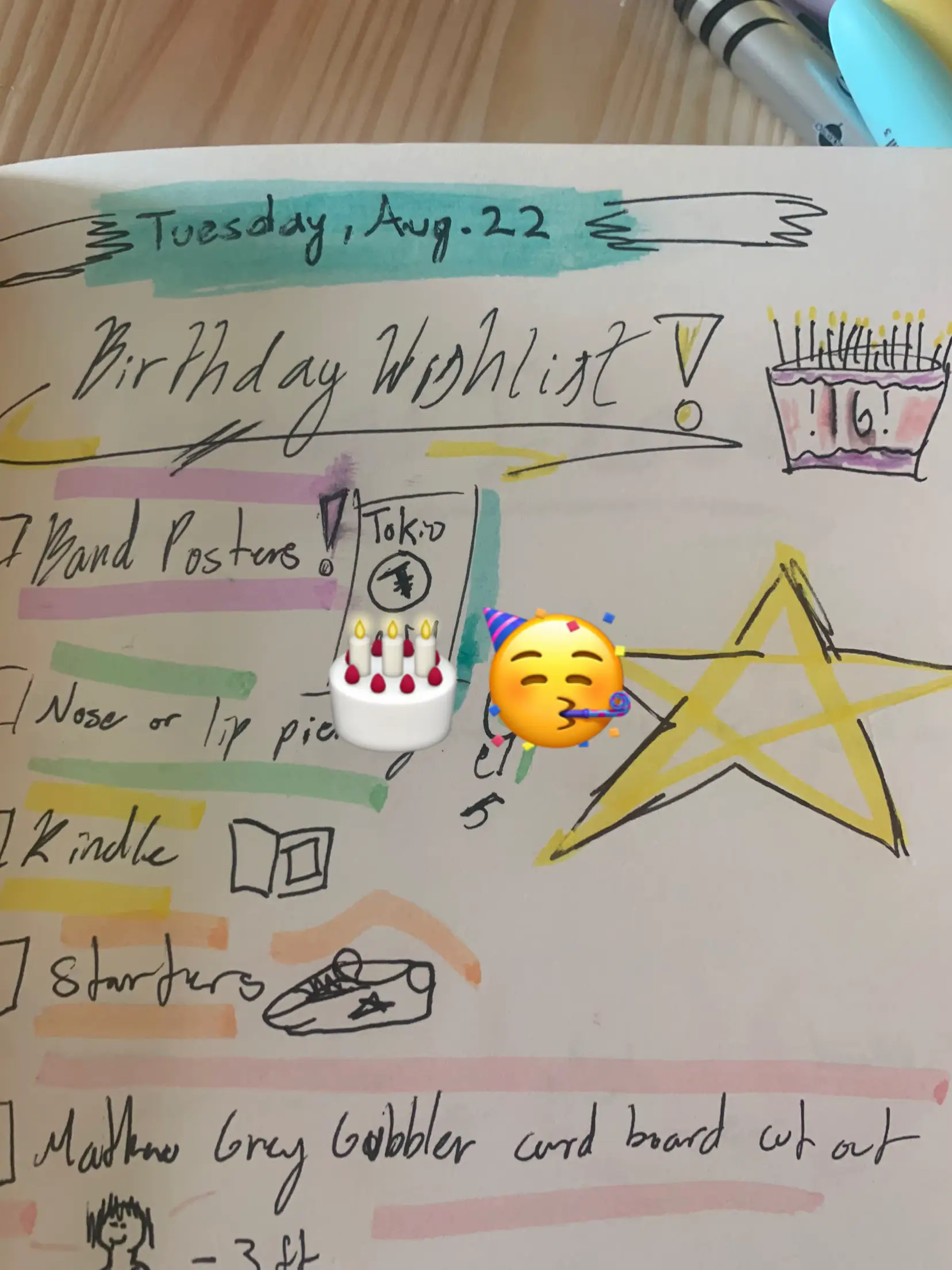 wishlist idea on small bullet journal｜TikTok Search