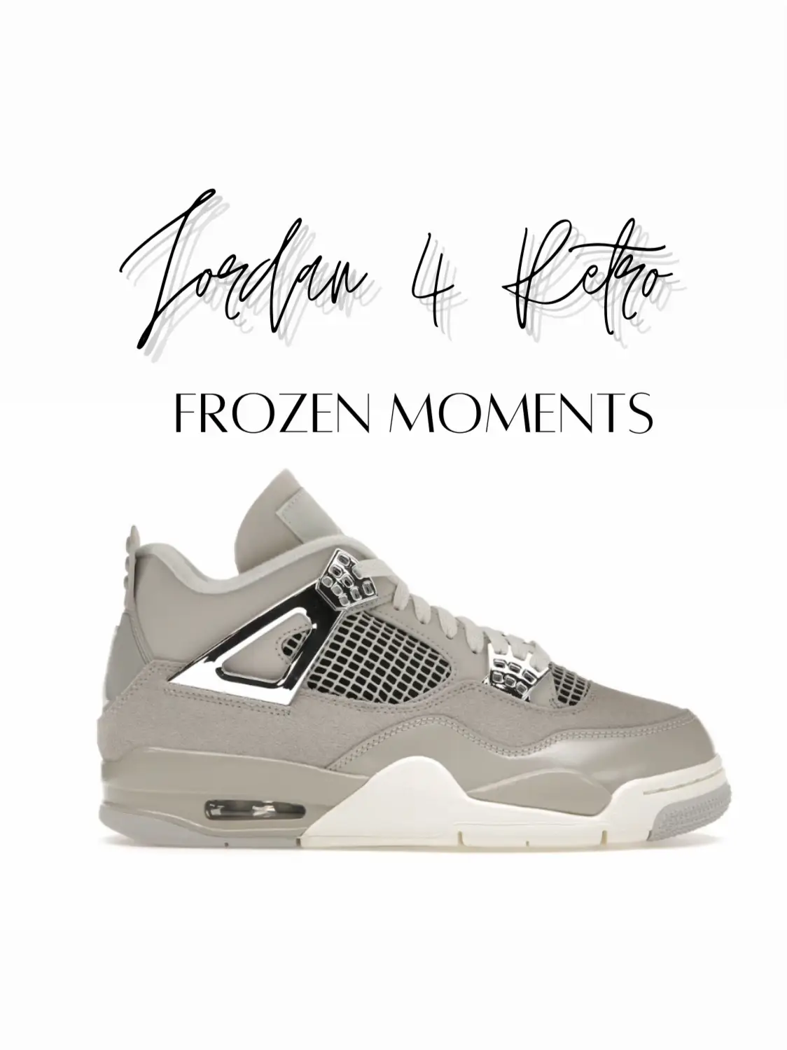 Air Jordan 4 Retro 'Frozen Moments' WMNS – Origin Kicks