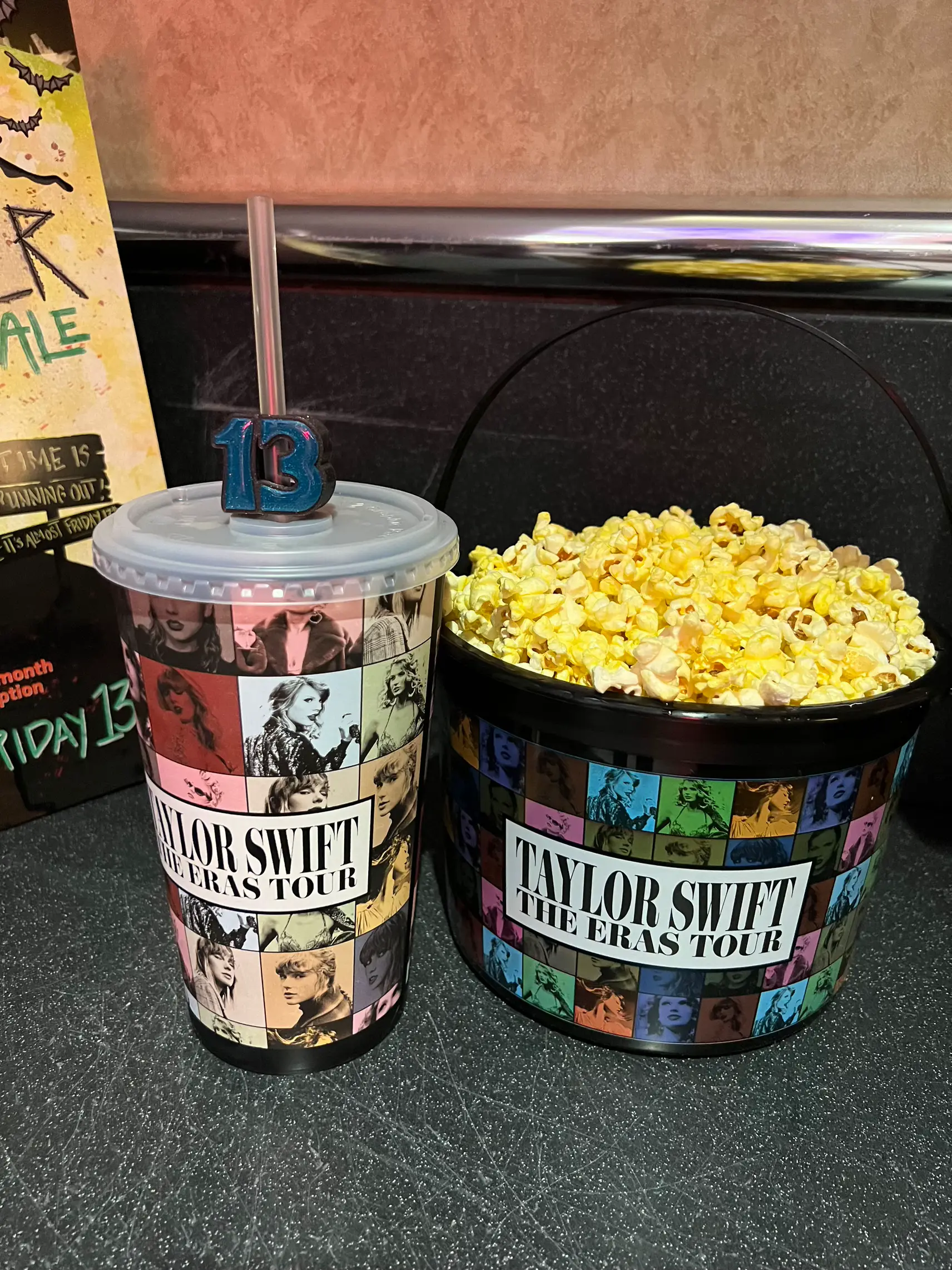 Taylor Swift The Eras Tour Movie Popcorn Bucket and Cup Cinemark