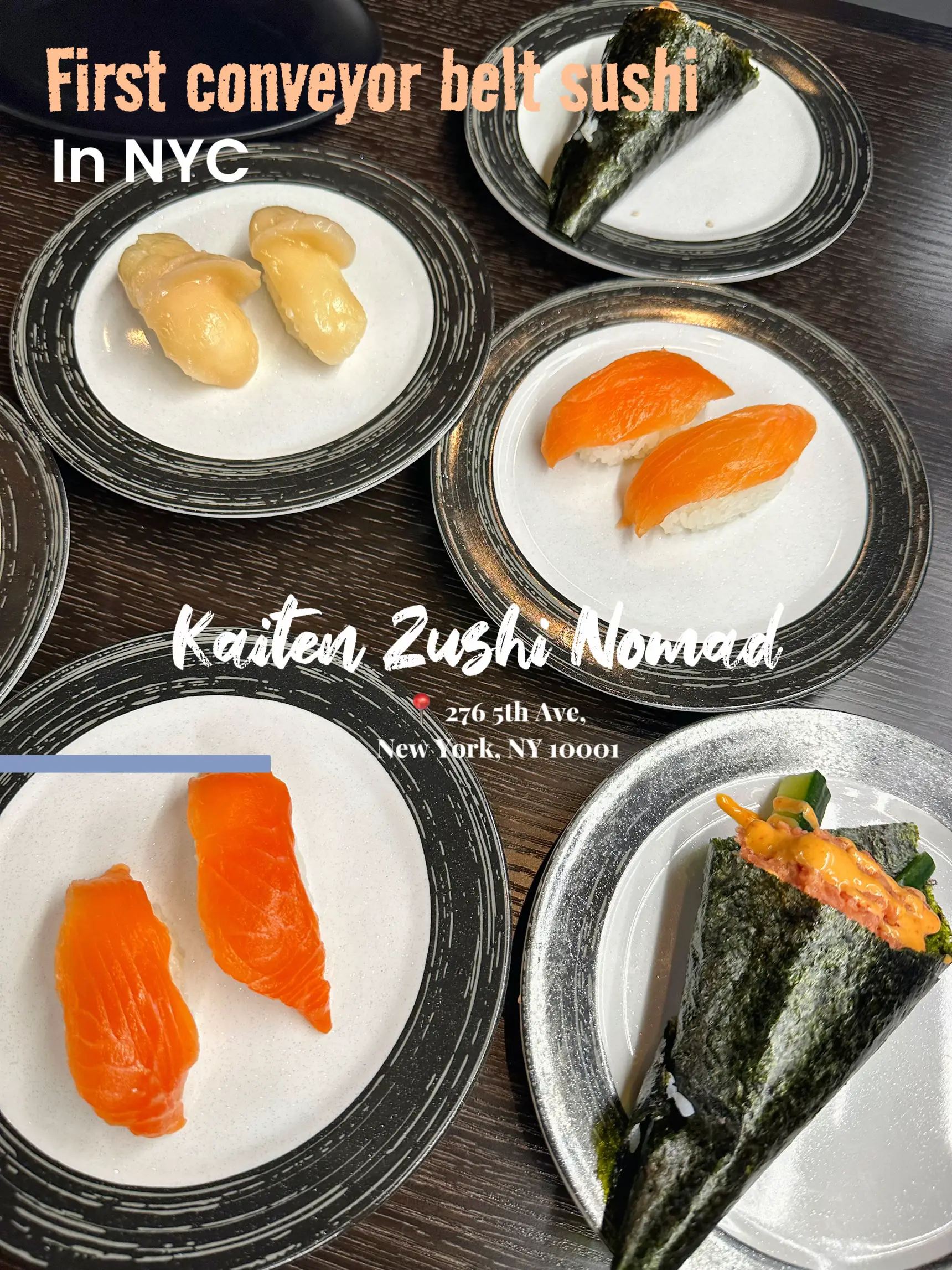 Kaiten Zushi Nomad, NYC’s 1st conveyor belt sush Gallery posted by