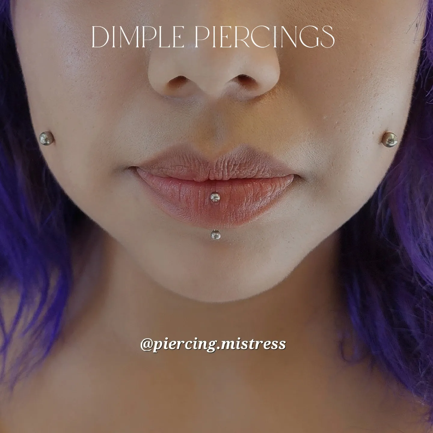 dimple piercing