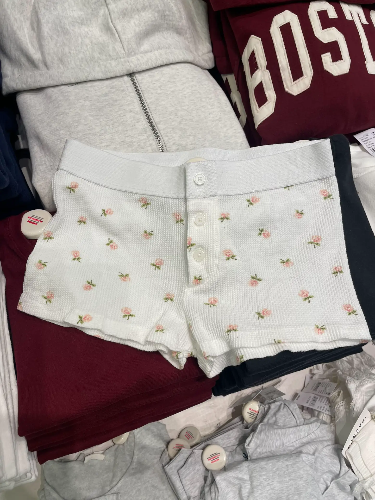 Brandy Melville heart pajama set White - $65 - From San