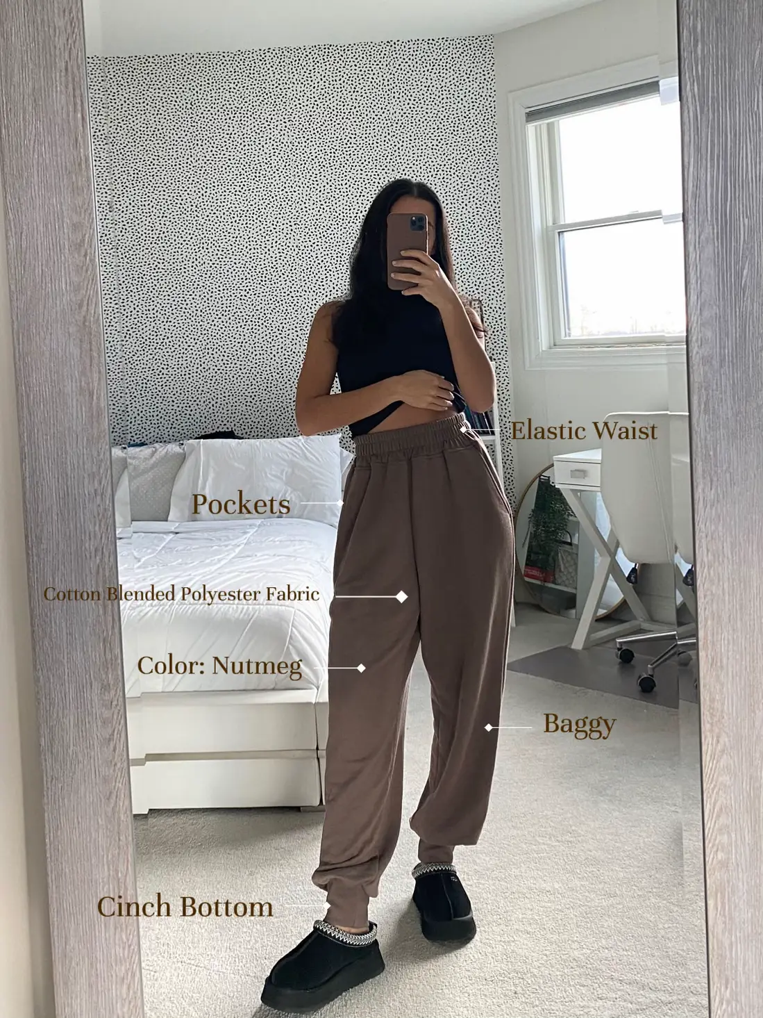 Women Cinch Bottom Sweatpants Tie Elastic Waist Ultra Soft Baggy Sweatpants  Running Joggers Fall Clothes Outfits with Pockets, 1-beige, Small :  : Clothing, Shoes & Accessories