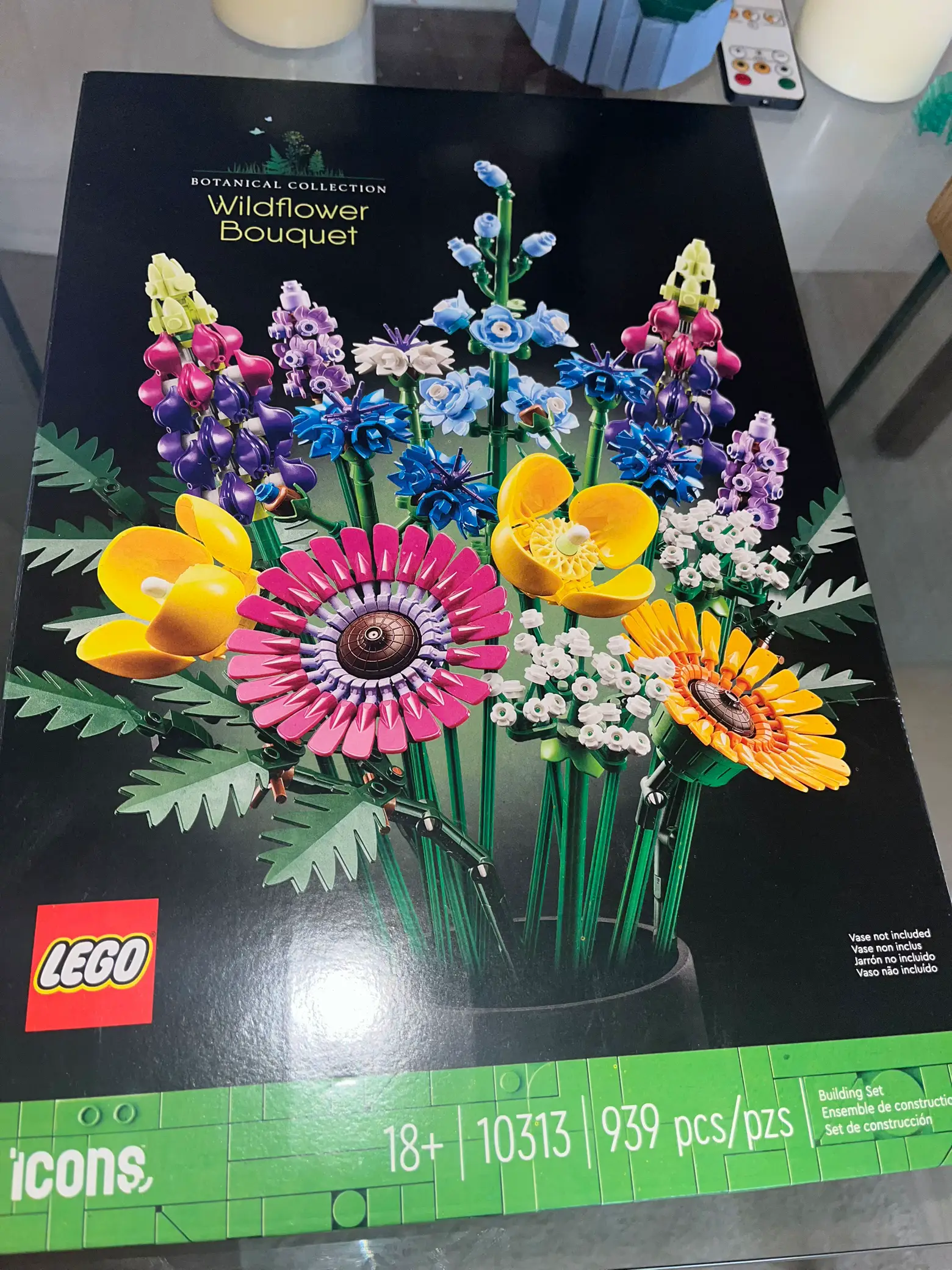 LEGO Icons Wildflower Bouquet Valentine Décor 10313