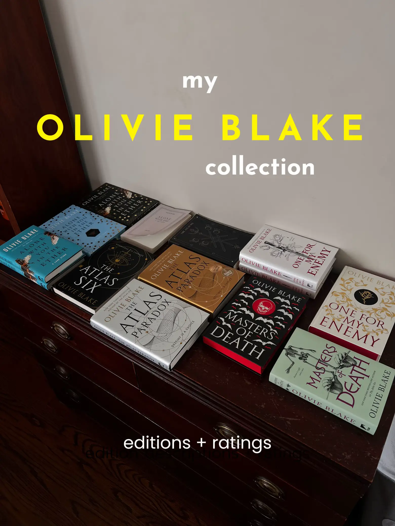 Why Olivia Blake is an Auto-Buy Author for ME! 🖤, Gallery posted by  serareadthat🌿📖🤠