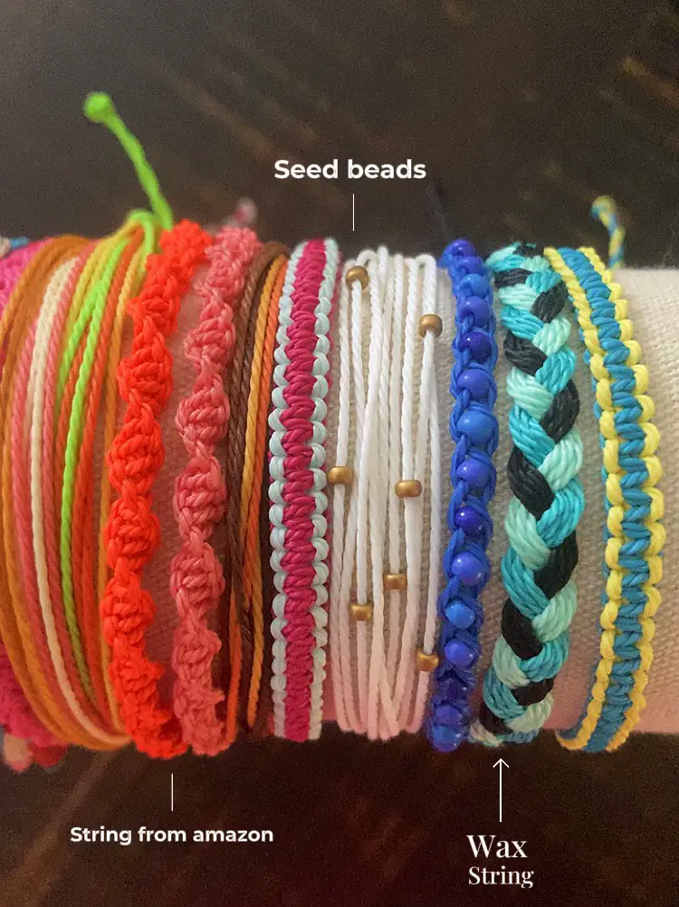 Coral Stack Preppy Clay Bead Bracelets Trending Aesthetic Beaded