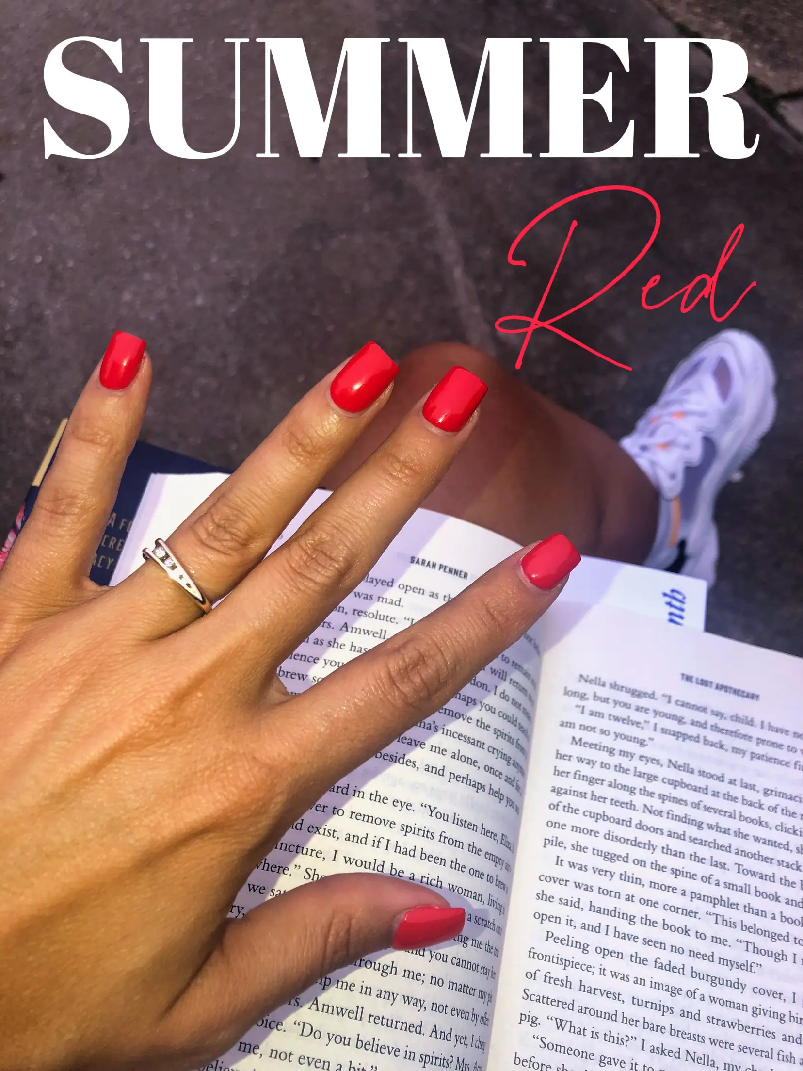 I'LL HAVE THE SUMMER RED PLZ🍷, Summer Nail Inspo🍒, Gallery posted by  Alex Koutras