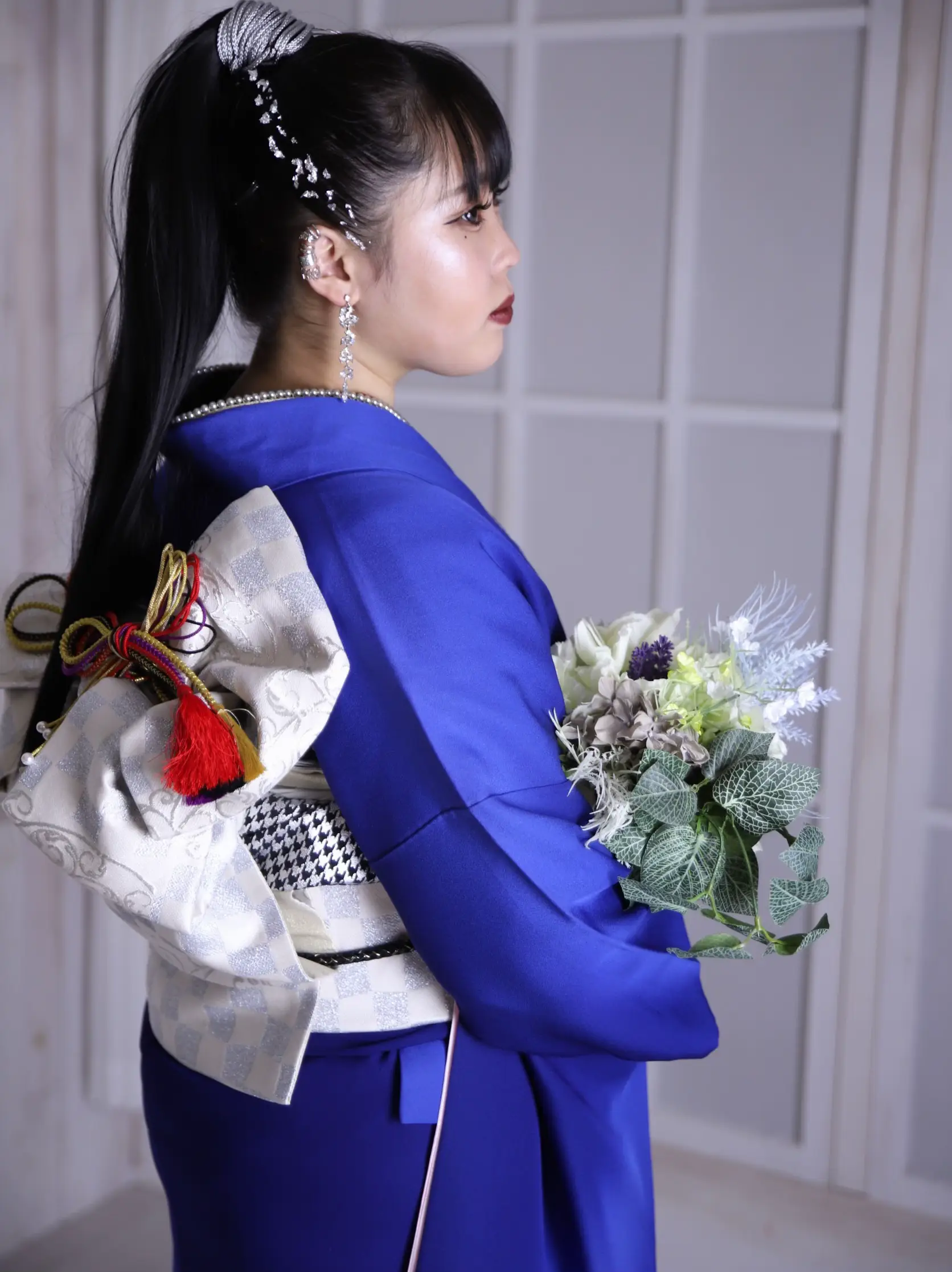大好評オーダー】❤成人式前撮り卒業式結婚式手描柄振り袖❤