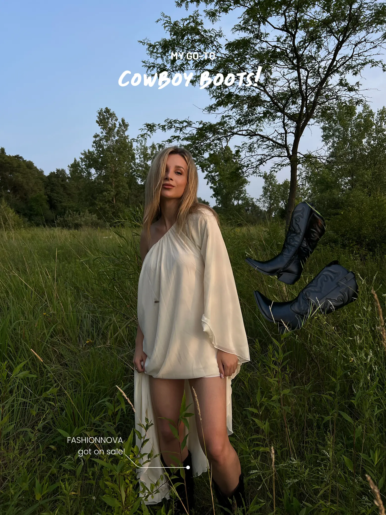 Fashion nova outlet cowgirl boots