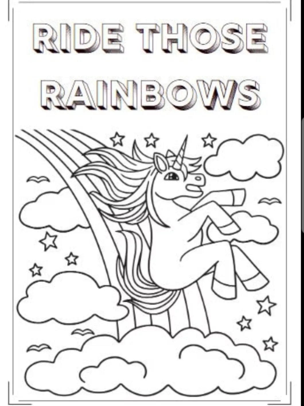 coloring book unicorn, Gallery posted by Aladderniprints