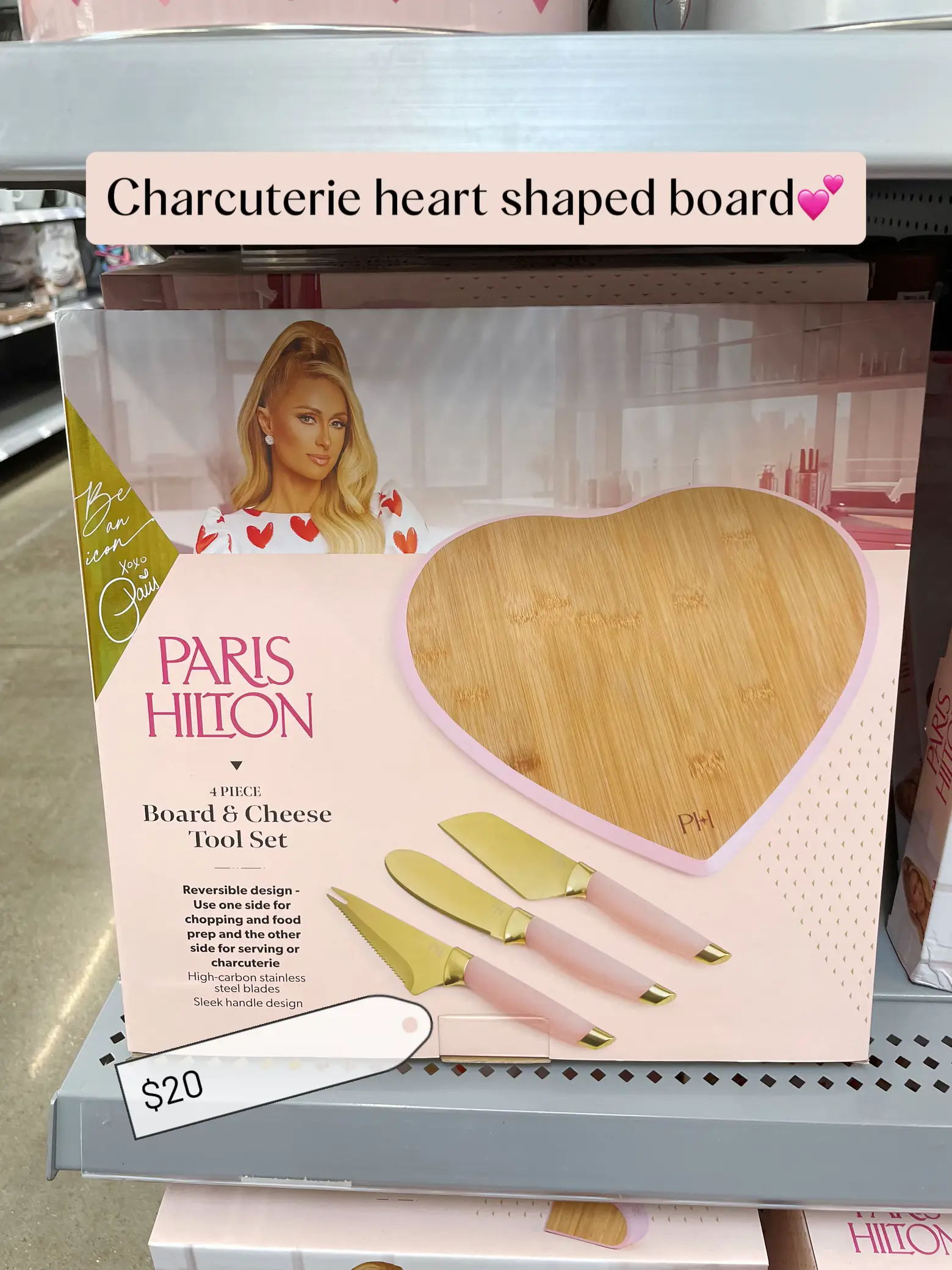 Paris Hilton Charcuterie Board and Serving Set