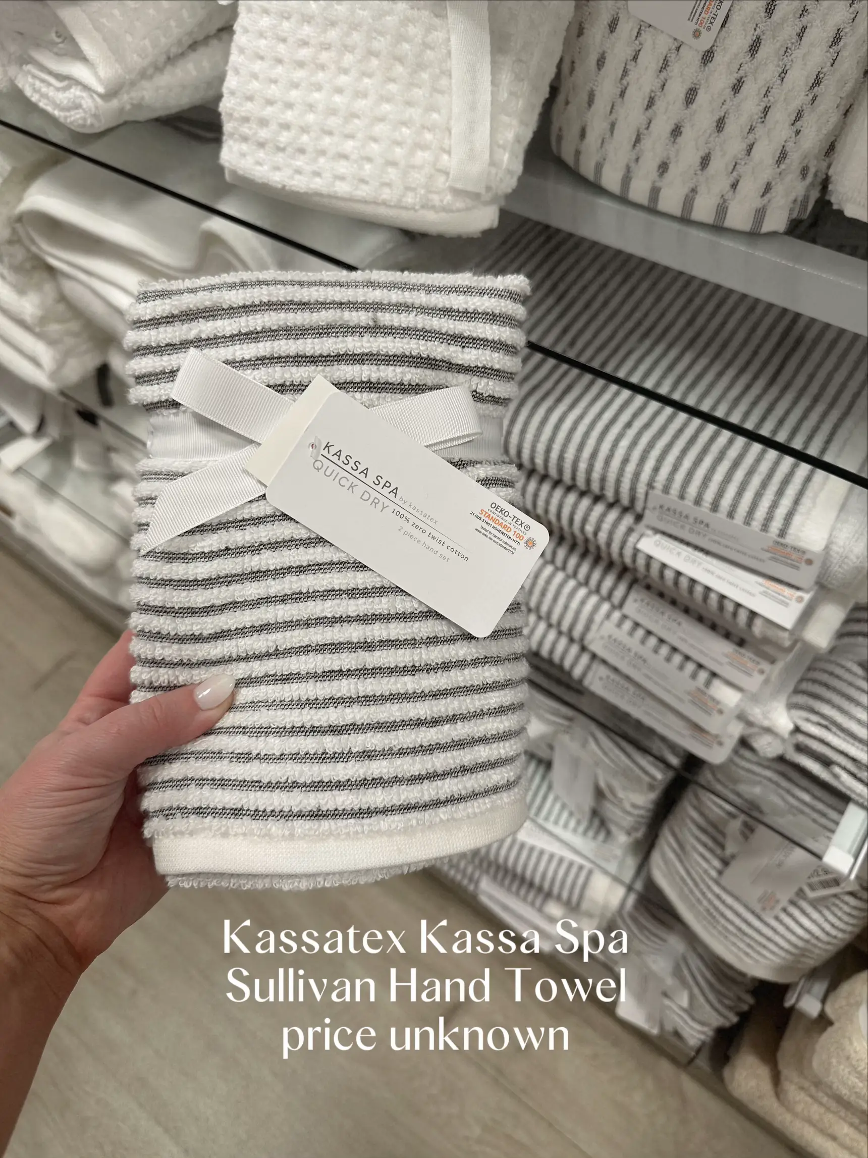 Kassa spa towels discount striped