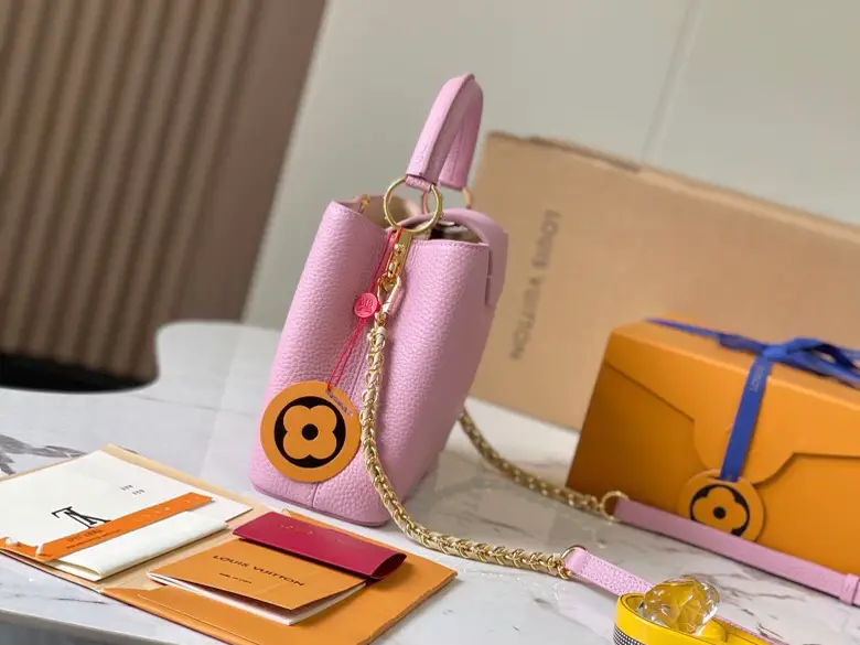 Capushell Mini Bag - Luxury Capucines Pink