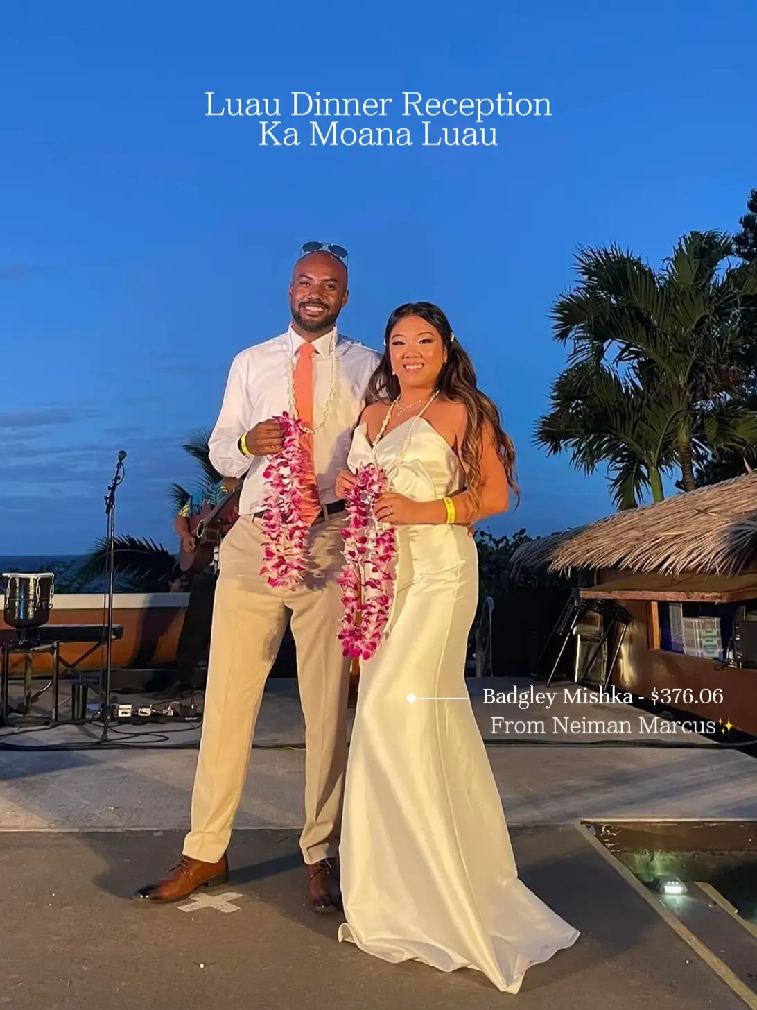 Luau wedding sale dresses