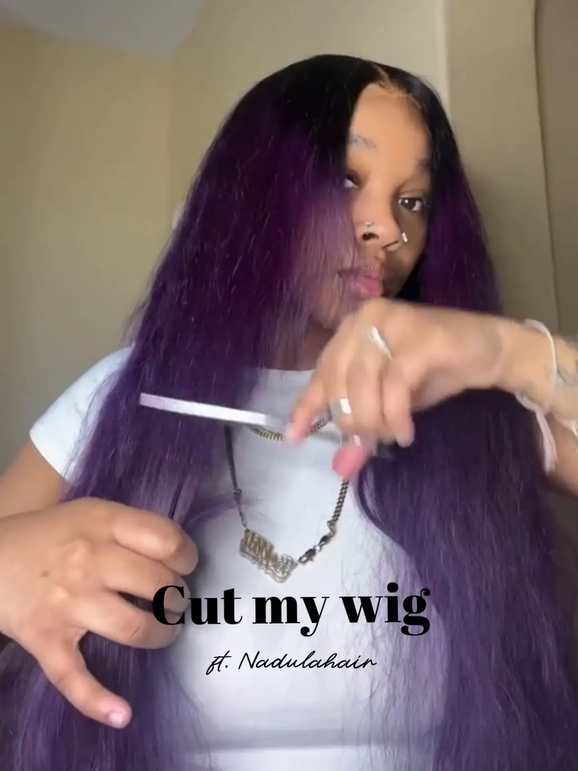 The way I install my first fall wig🥰, Video published by nadulahair
