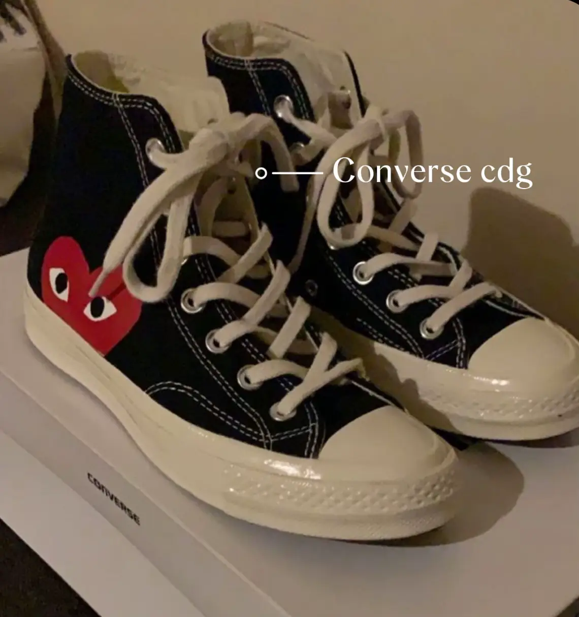 Cdg hot sale converse tts