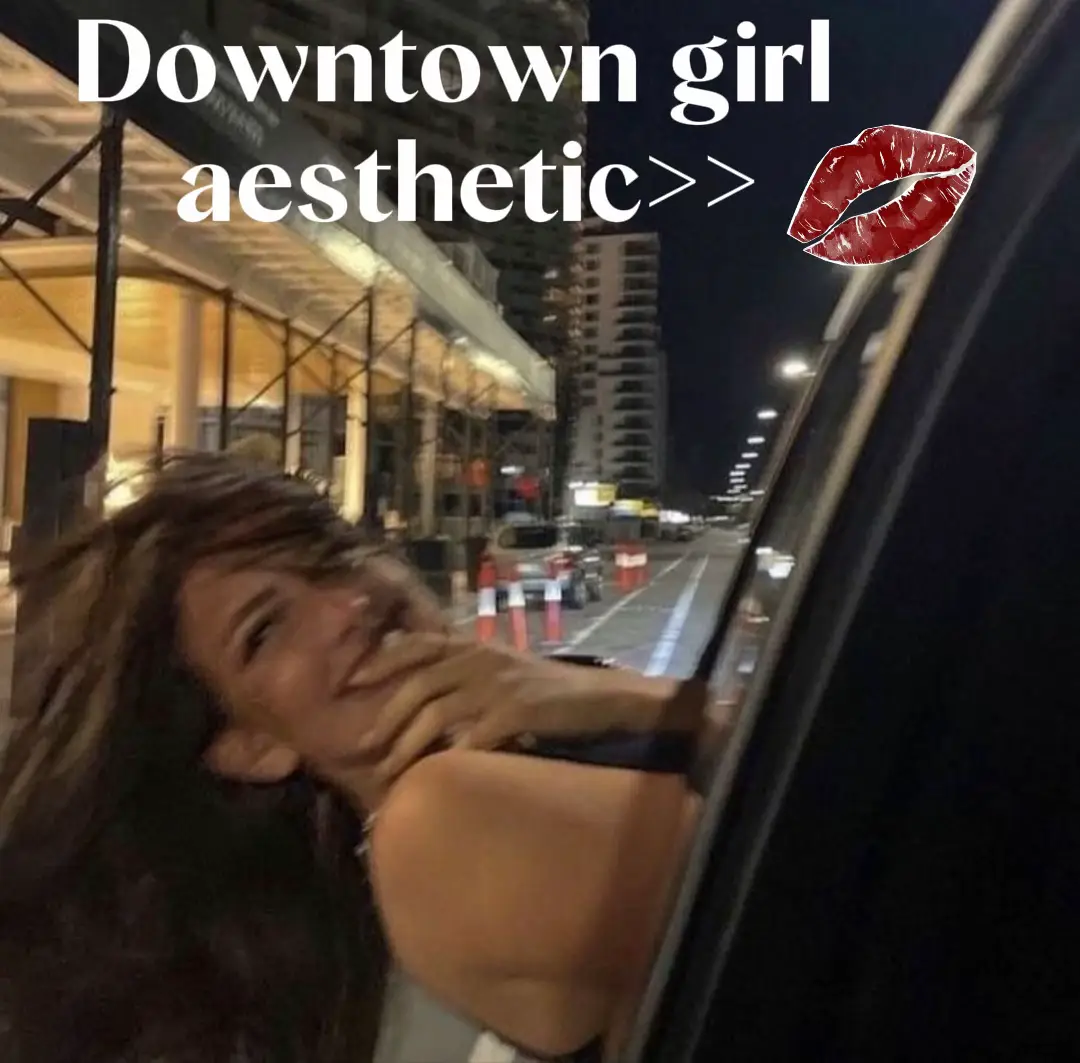 Downtown girl | Metal Print