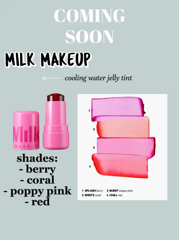 Cooling Water Jelly Tint Lip + Cheek Blush Stain - MILK MAKEUP