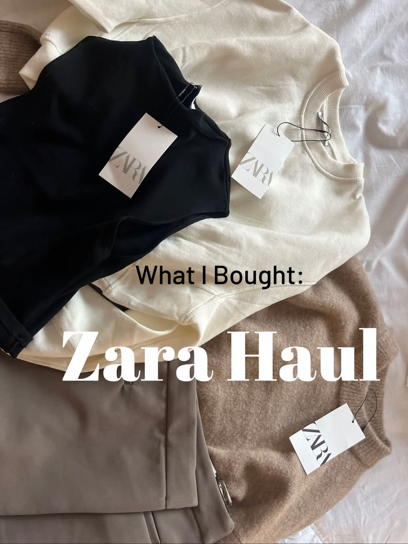 I really wish the black satin pants worked for this! #zara #zarahaul #
