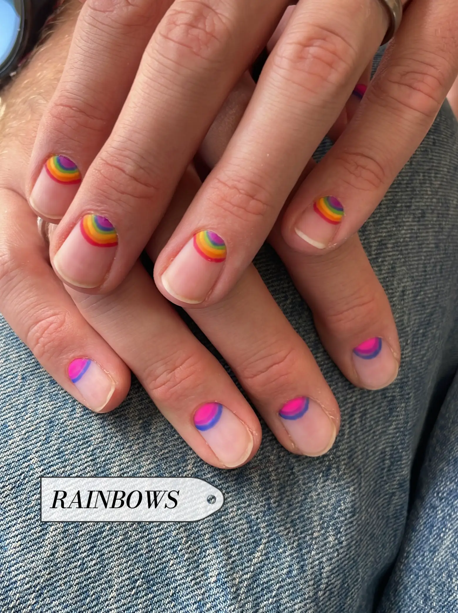 Rainbow toe nail  Rainbow toe nails, Toe nails, Sassy nails