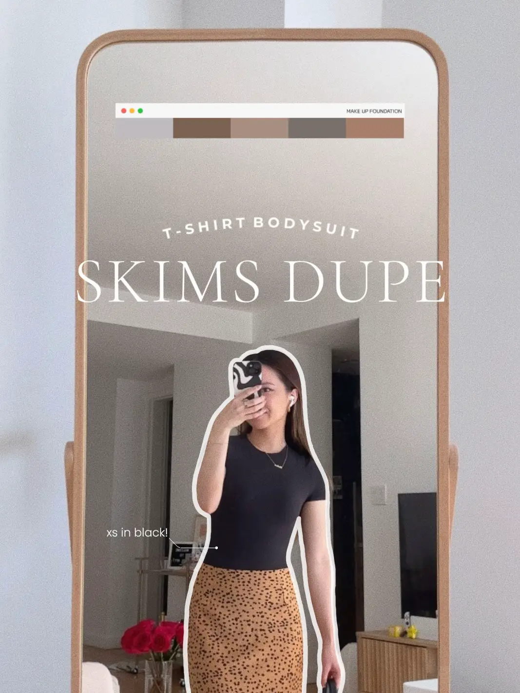 SKIMS DUPE - Bodysuit Review  Skims VS. Shein try on and comparison 