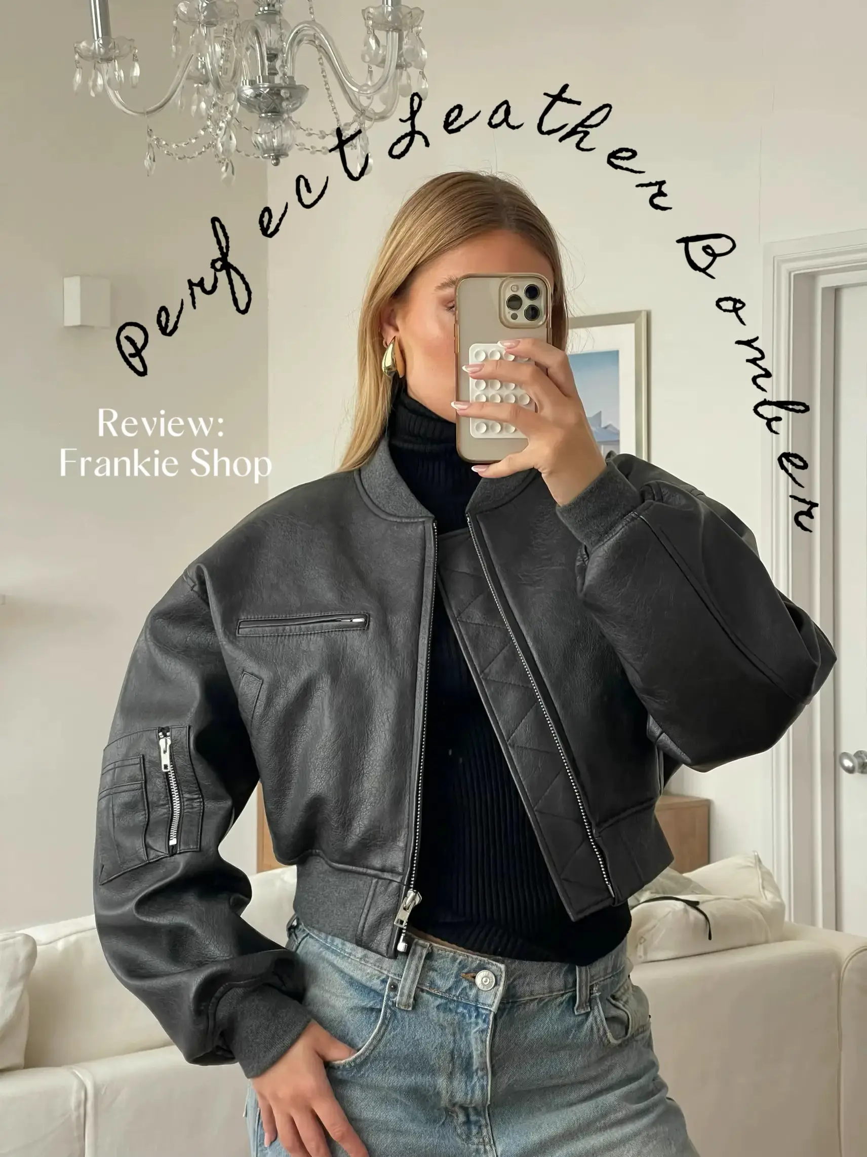 Review: leather Frankie shop bomber, Gallery posted by loulouduvillier