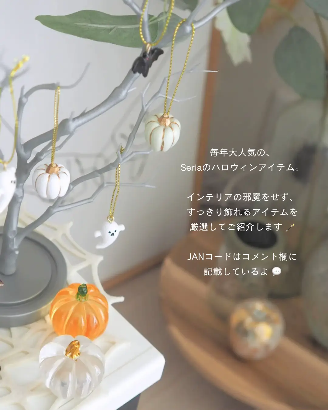 Seriaでそろう！ハロウィンインテリア👻ˊ˗ | めめ┊心と暮らしの余白作り🫧が投稿したフォトブック | Lemon8