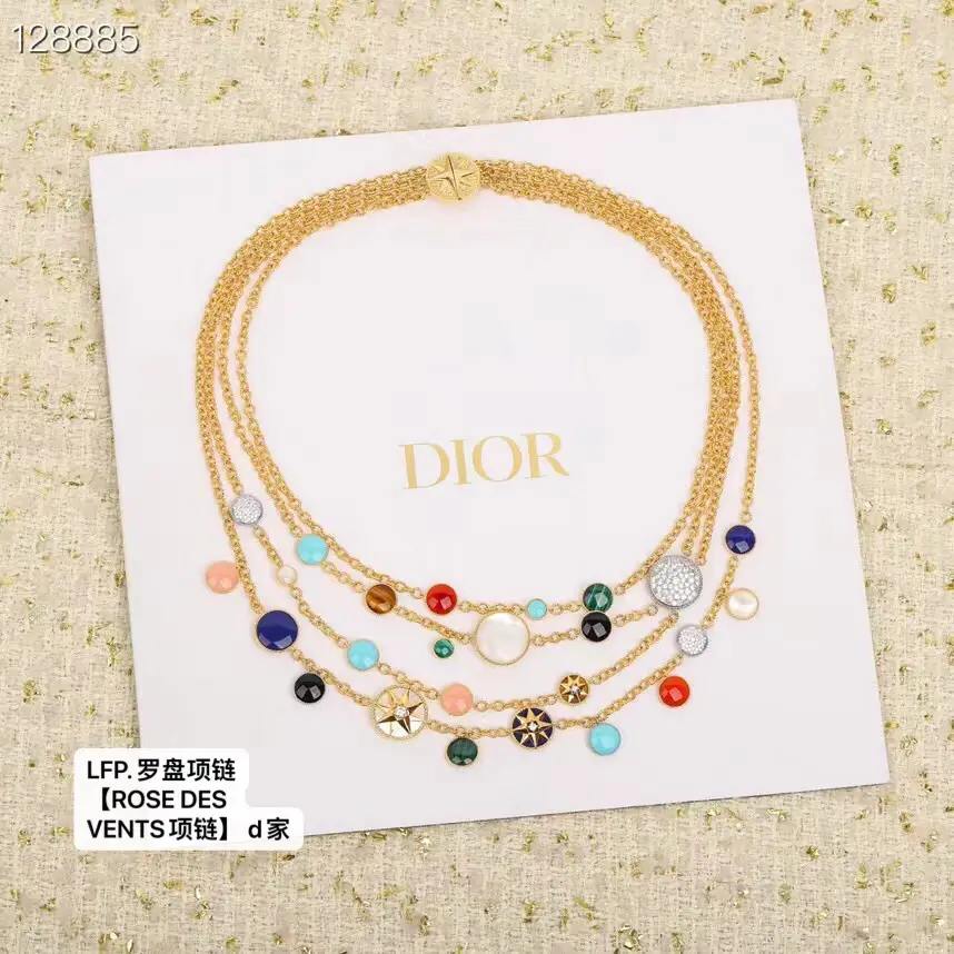 DIOR ROSE DES VENTS JEWELRY - Necklace Review & Comparison to Van