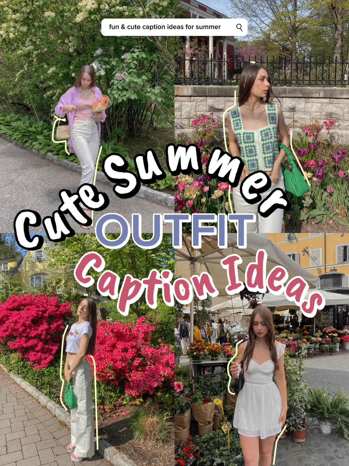 Cute Summer Outfit Caption Ideas 💬💐's images
