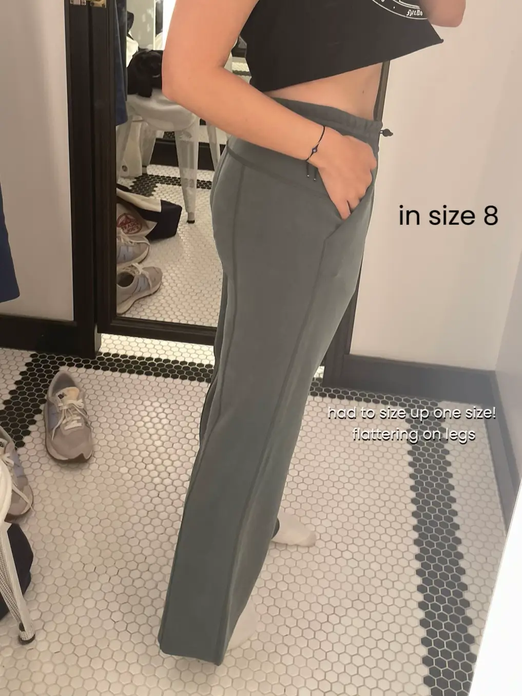 Was wondering what the hype is about in the Lululemon Align collection, now  I'm a believer. Top (8), bottom gray sage (10) : r/lululemon