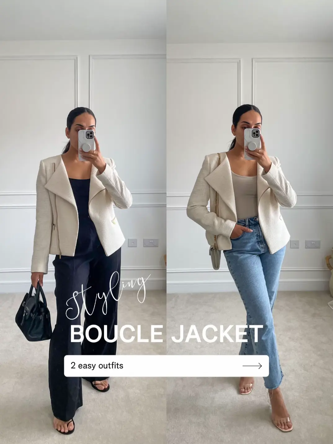 Styling Saint & Sofia Boucle jacket