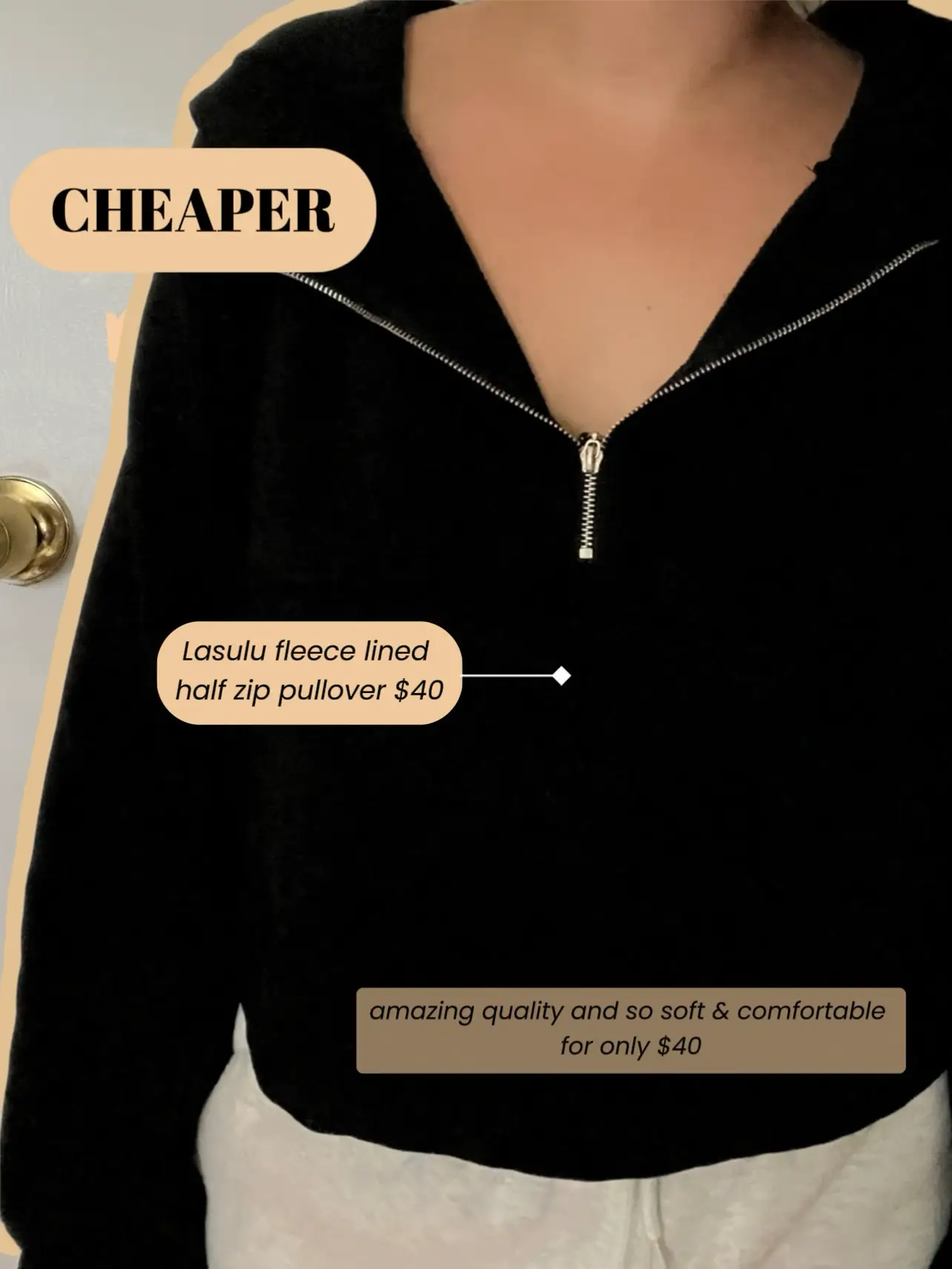 1/2 zip scuba hoodie dupe? budget friendly option, if you like the