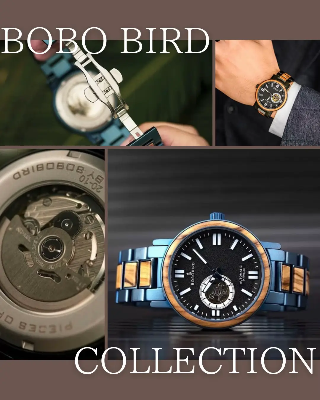 メカニカルなおしゃれ木製腕時計   | BOBO BIRD Japanが投稿したフォト