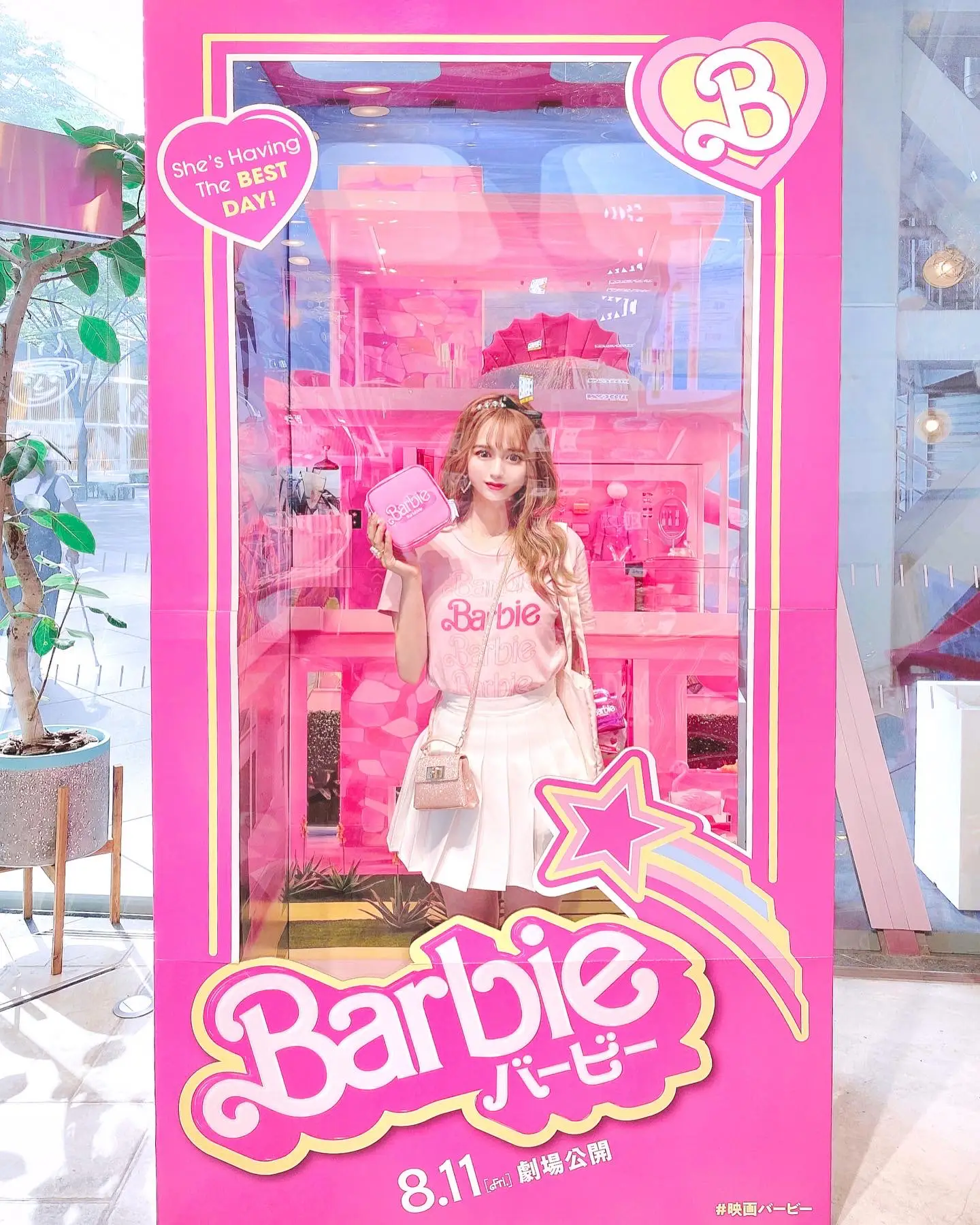 Limited Time 】 A photo spot that is too cute ⁉️ become a Barbie 