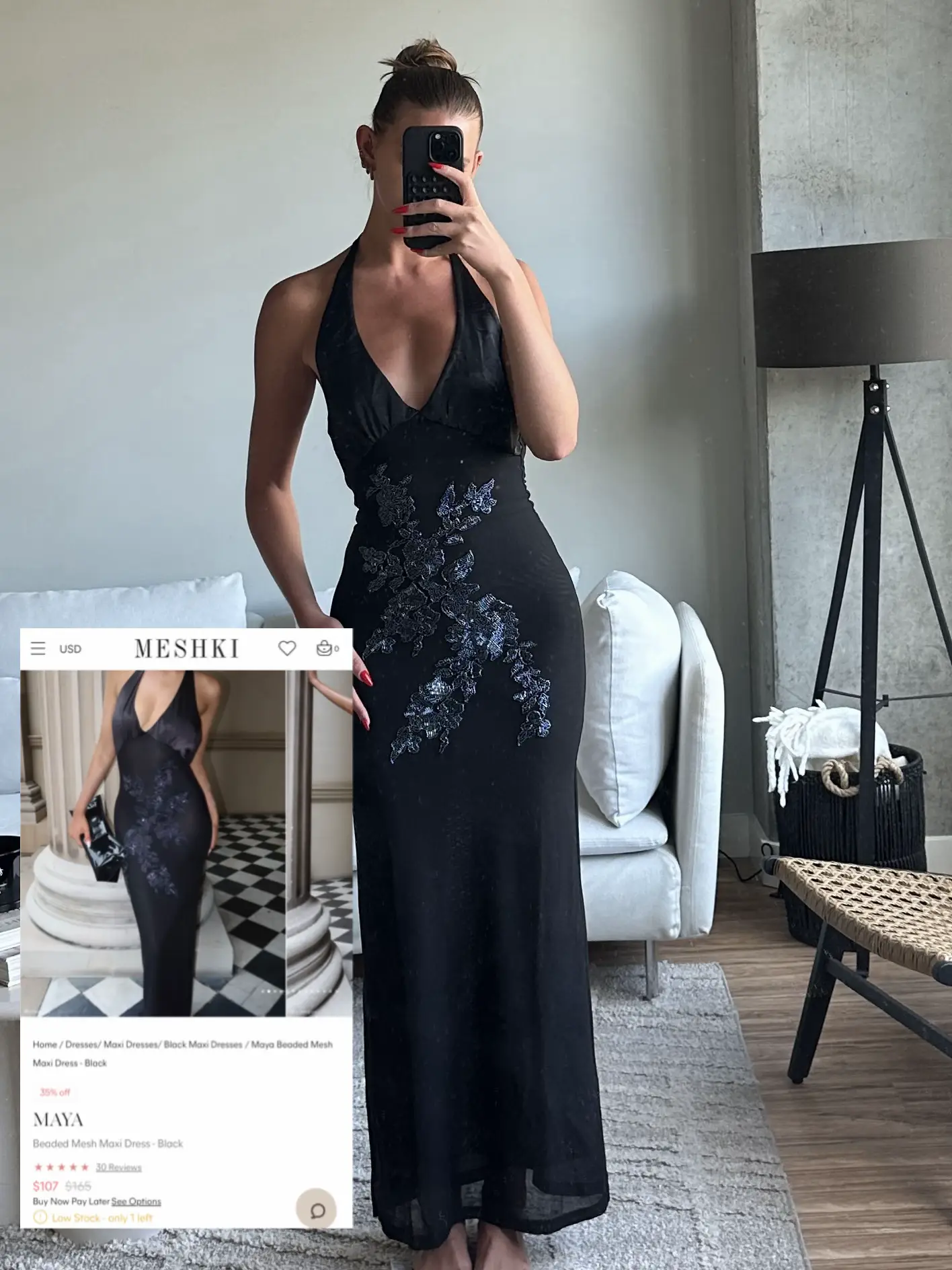 BLACK DRESSES FOR SUMMER FROM MESHKI Gallery posted by jenny Lemon8